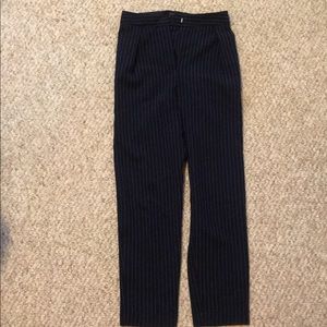 Pinstripe pants